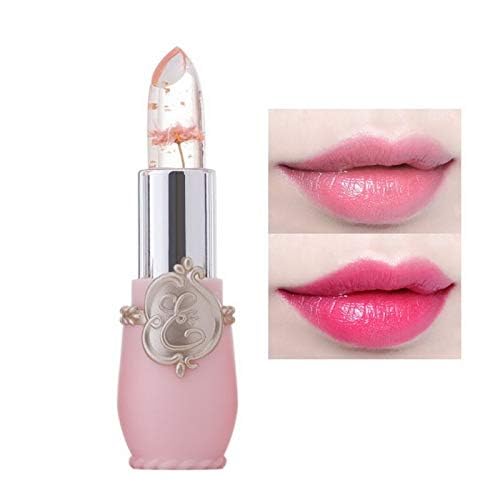 6PCS Transparent Color Change Lip Balm Moisturizer Pink Change