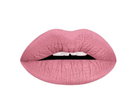 Aromi Matte Liquid Lipstick | Long-Lasting, Waterproof, Smear, Smudge + Transfer Proof, Dusty Rose Lip Color, Nude Shade, Vegan Makeup (Berry Nude)