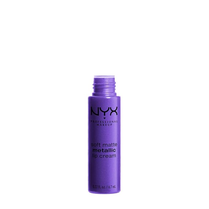 NYX PROFESSIONAL MAKEUP Soft Matte Metallic Lip Cream,