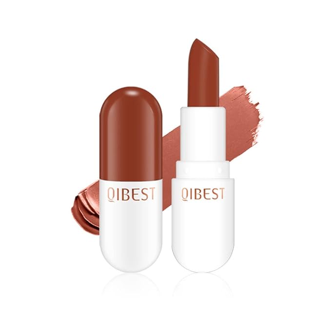 QiBest Mini Capsule Lipstick 6 Piece Set Velvet Long