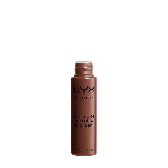 NYX PROFESSIONAL MAKEUP Soft Matte Metallic Lip Cream,