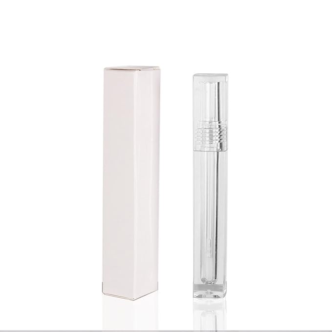 COSIDEA 50 PCS Empty Pink Lip Gloss Boxes W21 xW21 xH121mm, Cosmetic Perfume/Mascara Box Packaging, small Kraft Paper Box Luxury Holder Wrapping