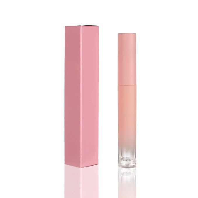 COSIDEA 50 PCS Empty Pink Lip Gloss Boxes W21 xW21 xH121mm, Cosmetic Perfume/Mascara Box Packaging, small Kraft Paper Box Luxury Holder Wrapping
