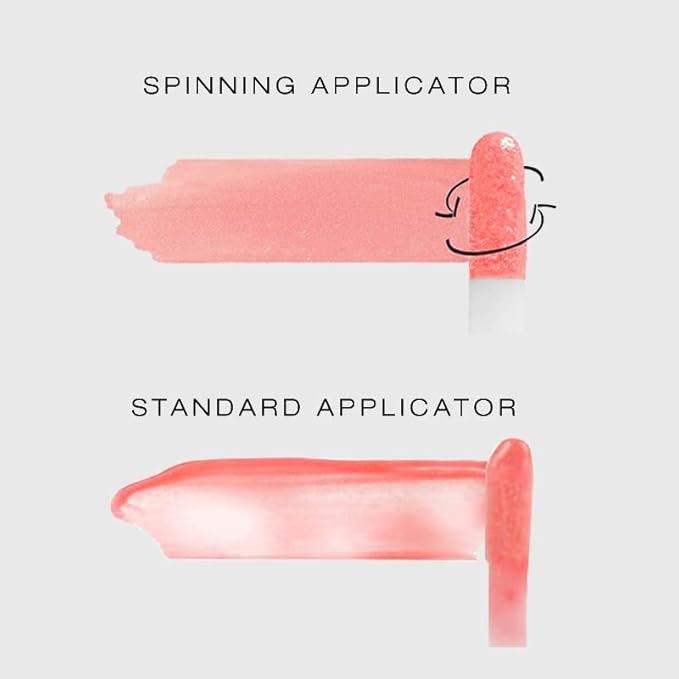 Woosh Beauty, Spin-On Lip Gloss, Hydrating Shea Butter, Lip