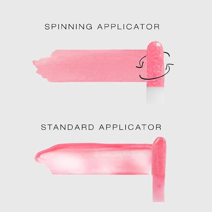 Woosh Beauty, Spin-On Lip Gloss, Hydrating Shea Butter, Lip