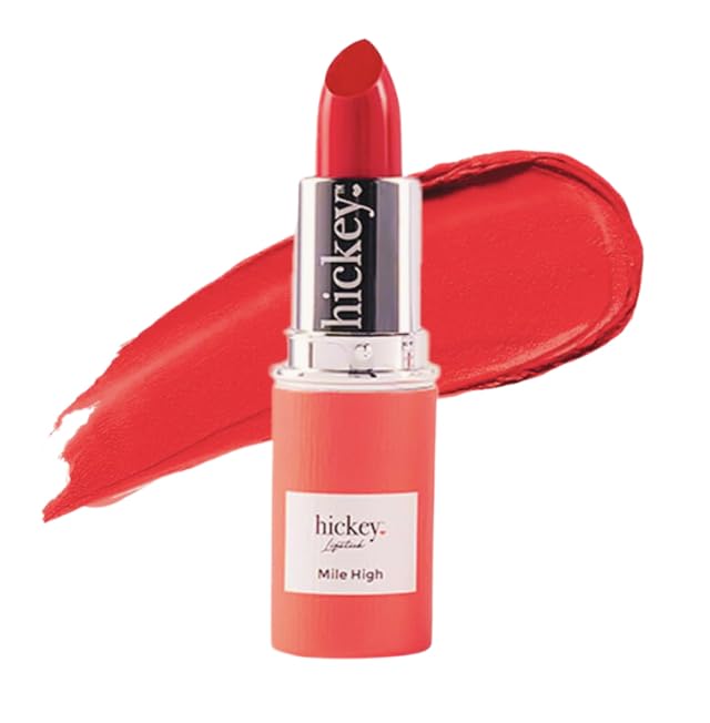 Hickey Organic, Long Lasting, Moisturizing, Hot Pink Refiilable Organic,