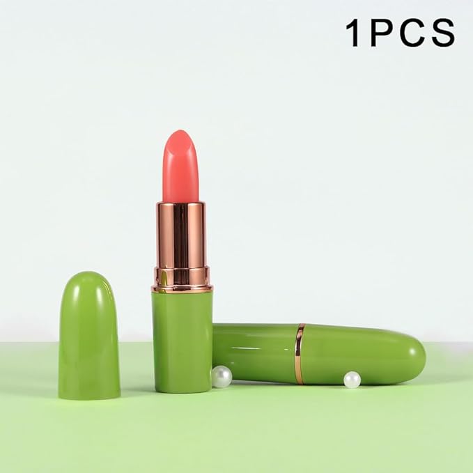 BINGBRUSH Strawberry Color Changing Lipstick Queen,Moisturizer Long Lasting Lipstick