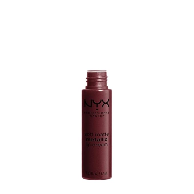 NYX PROFESSIONAL MAKEUP Soft Matte Metallic Lip Cream,