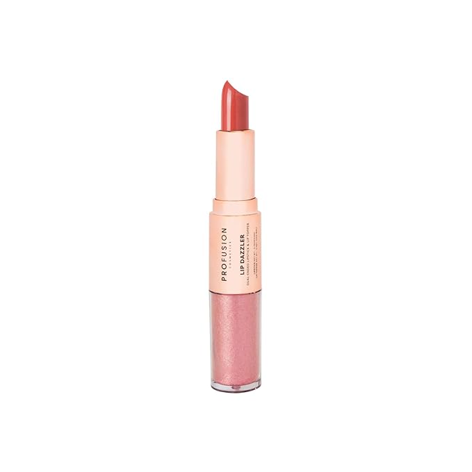 Profusion Cosmetics Lip Dazzlers Lipstick, Get Attractive Lips with Glamour Shine Dual Ended Lip Dazzler, Make Your Lips Pop With Shimmer Matte Makeup Tools (Lovely Sparkle)