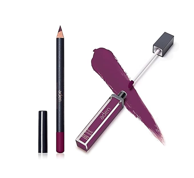 aden - 2 in 1 - Matte Liquid Lipstick 7ML