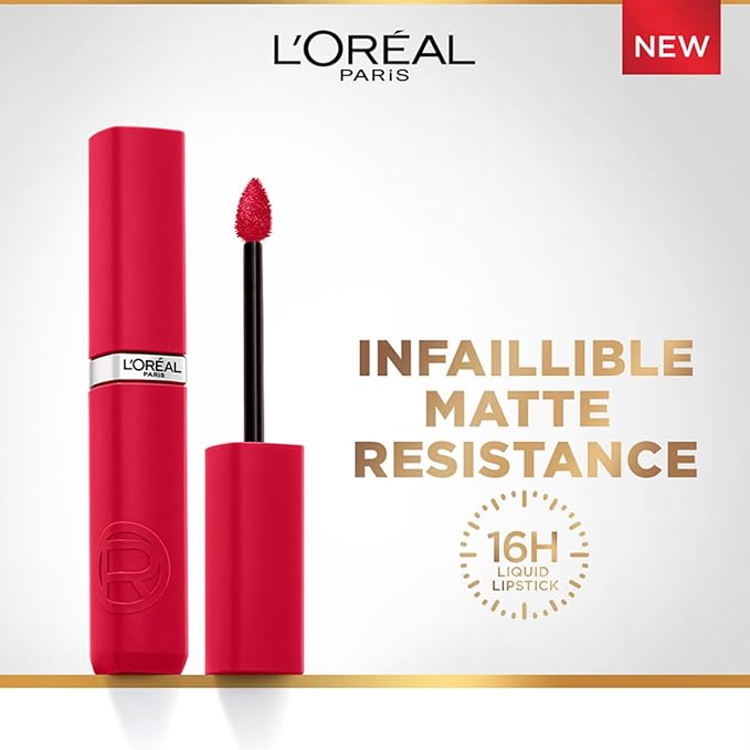 L'Oreal Paris Infallible Matte Resistance Liquid Lipstick, up