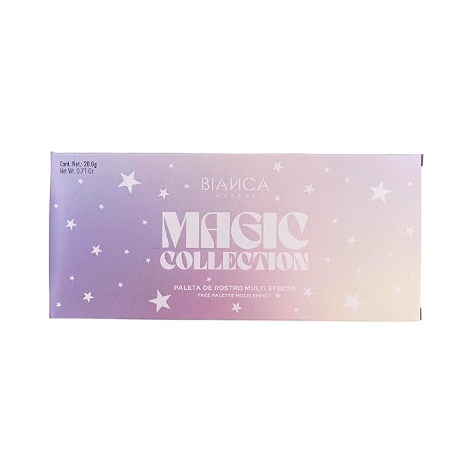 Magic Collection, Multi-Effect Face Palette, Reusable Magnetic Case.