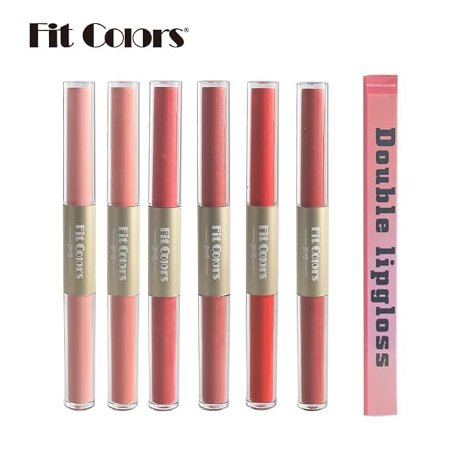 AKARY Waterproof Matte & Shimmer Liquid Lipstick, Dual-ended Highly
