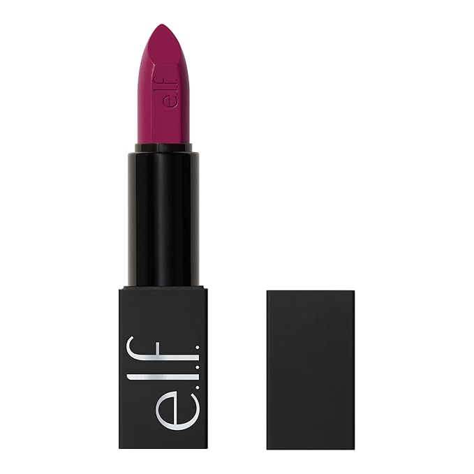 e.l.f. O Face Satin Lipstick, Richly Pigmented, Nourishing Face