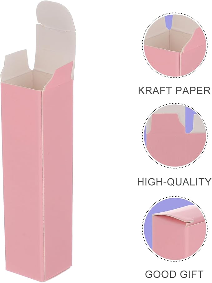 50Pcs Kraft Paper Lipstick Boxes, Essential Oil Packaging Packaging