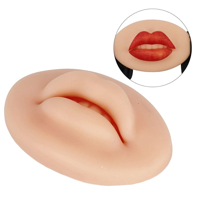 ZJchao 3D Fake Lips, Silicone Fake for Lips Training