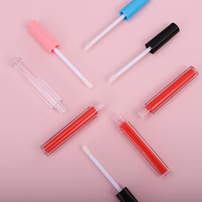 20Pcs Empty Lip Gloss Tubes Cute 1.3ml Blue Gloss
