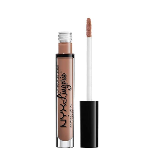 NYX PROFESSIONAL MAKEUP Lip Lingerie Matte Liquid Lipstick - Satin Ribbon (Nude Beige)