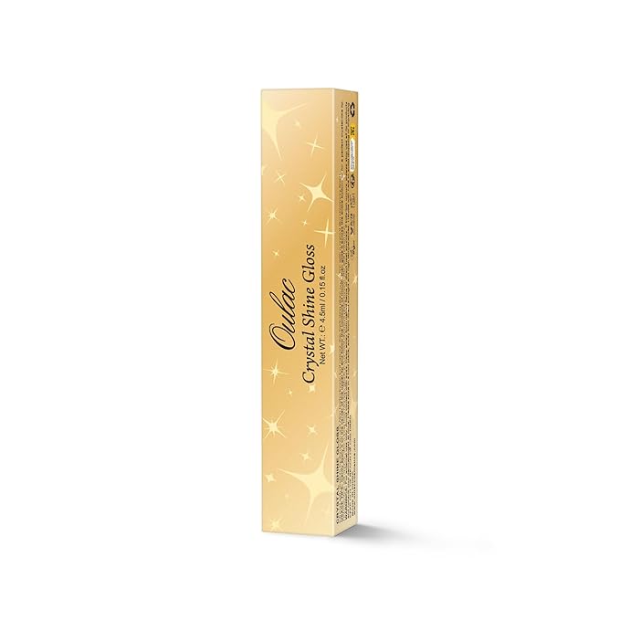 Oulac Peach Lip Gloss High-shine Moisturizing Lip Gloss Oil Colorful Shade Liquid Lipstick Non-stick Cup Glitter lipstick Lip Tint Reduce Fine Lines Lip Glaze For Dry Lip C18