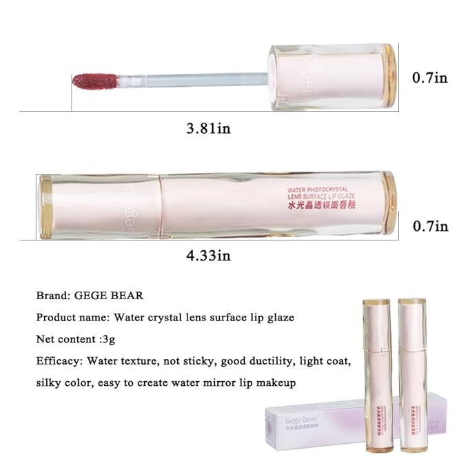 Lip Gloss,Smooth Luster, Lightweight Moisturizing Formula,High Impact Lip Gloss,Smooth