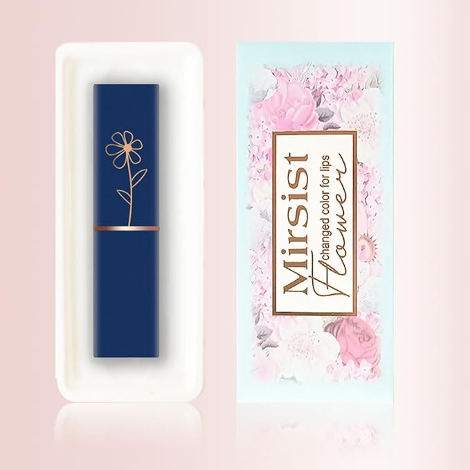 6 Pcs Crystal Flower Jelly Lipstick,Moisturizing Long Lasting Lipstick,Moisturizing