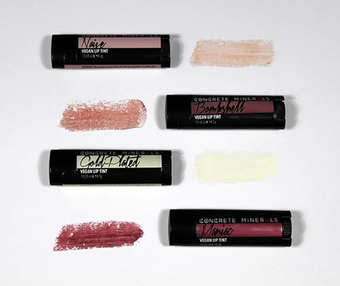 Concrete Minerals Lip Tints, Nourishing Formula With High Nourishing