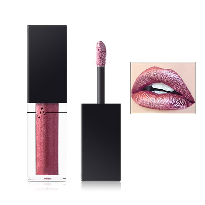 MAEPEOR Metallic Liquid Lipstick 24 Color Metal Diamond Long