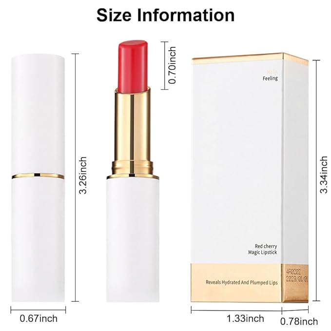 Waterproof Moisturizing Magic Matte Color-Changing Lip Balm Lipstick:Create Moisturizing