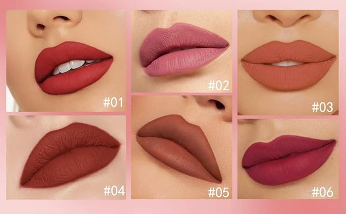 Liquid Matt Lipstick Lipliner Lip Crayons Pack Set,Velvet Makeup,Waterproof&Waterlasting,B
