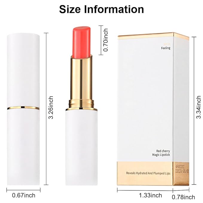 Waterproof Moisturizing Magic Matte Color-Changing Lip Balm Lipstick:Create Moisturizing