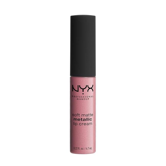 NYX PROFESSIONAL MAKEUP Soft Matte Metallic Lip Cream,