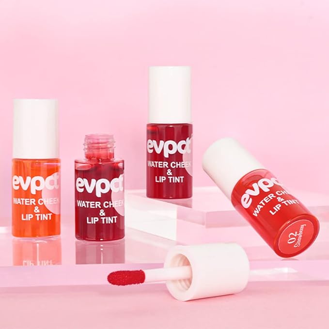 BINGBRUSH 4Pcs Bright Vivid Color Lip Tint With BINGBRUSH