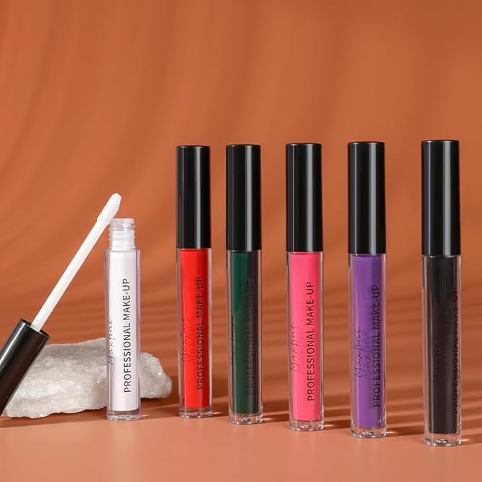Purple Matte Lipstick Lip Stain High Pigmented Long High