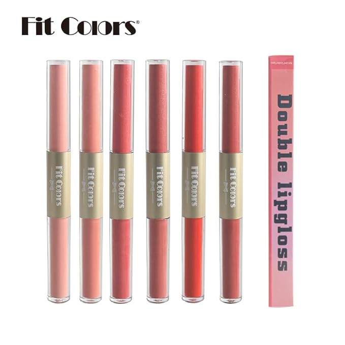 AKARY Waterproof Matte & Shimmer Liquid Lipstick, Dual-ended Highly