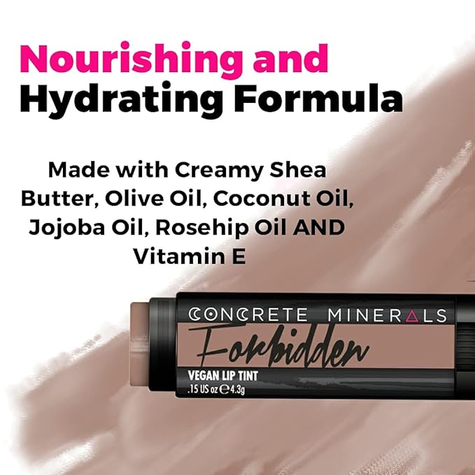 Concrete Minerals Lip Tints, Nourishing Formula With High Nourishing