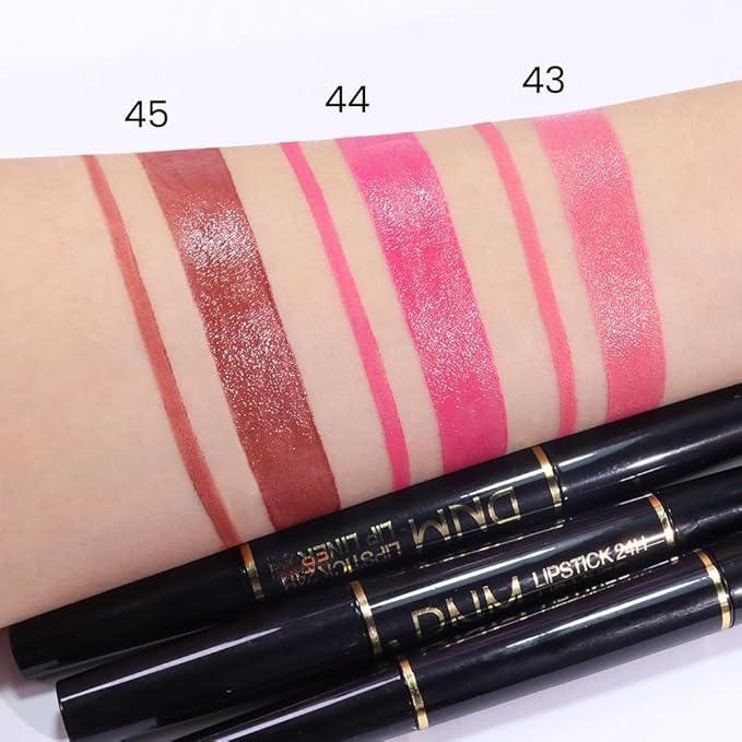 evpct DNM 1Pcs Bright Cool Pink Shine Lip