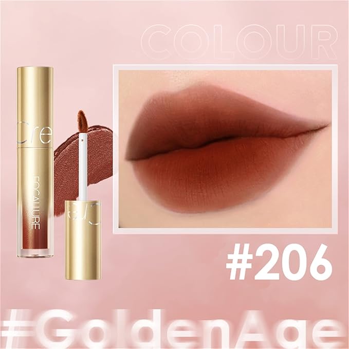 FOCALLURE Matte Lipstick Waterproof Longlasting Quick-Drying Glorious Lip Longlasting