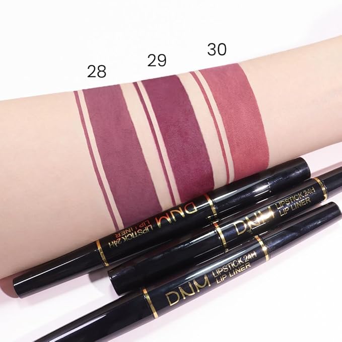 evpct 1Pcs More Berry Lip Liner and Lipstick