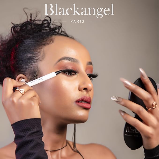 Blackangel Lash-Lengthening Black Mascara, Super Stay Matte Liquid Blackangel