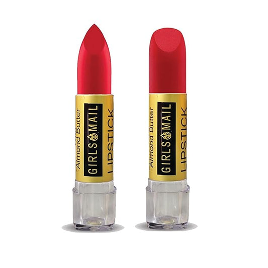 Hollywood Inspired Luxury Makeup Lipstick Twin Pack Award Winning Legend Dark Red Pieces Infused With Sweet Almond Oil That Hydrates Nourish & Deliver Pigment Rich Colour