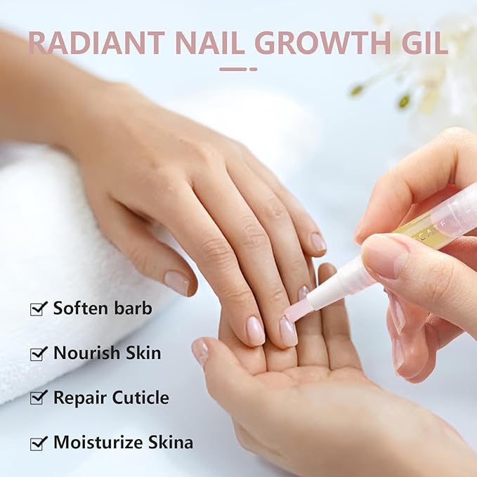 Cuticle Oil Pen, Nail Growth and Strengthener,Nail Growth Oil,Nail Hardener for Damaged nails