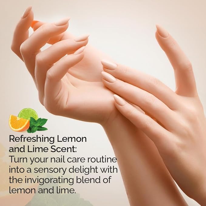 PRO NAIL - Cuticle Remover Liquid, Softener for Nails, Lemon and Lime, 128 Oz - Professional, Pedicure and Manicure, Fast Acting Lotion