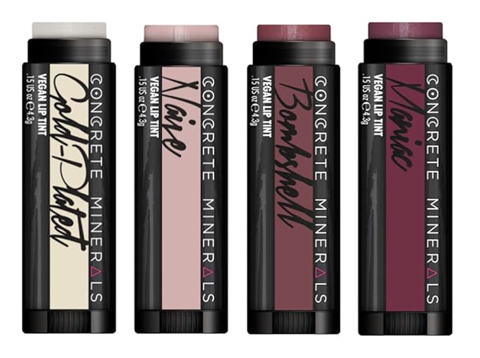 Concrete Minerals Lip Tints, Nourishing Formula With High Nourishing