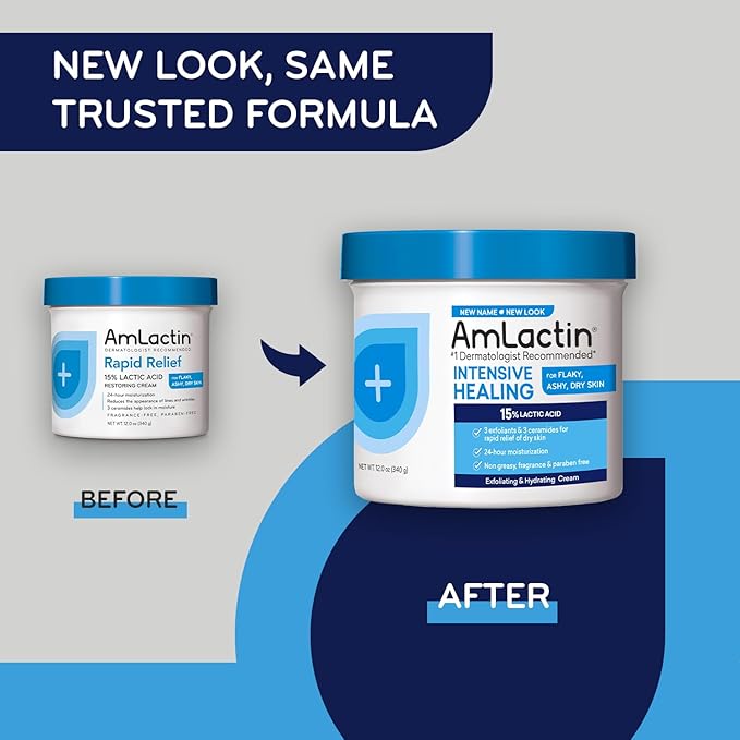 AmLactin Intensive Healing Body Cream ? 12 oz