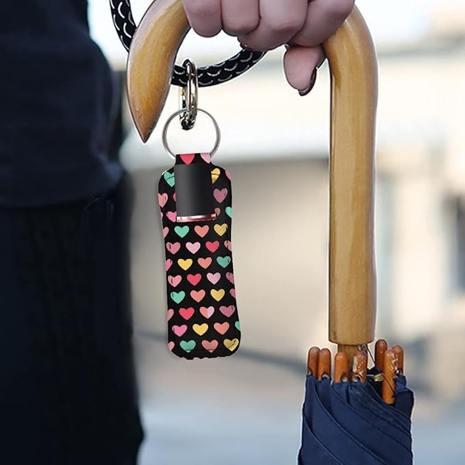 Women Girls Colorful Love Heart Style