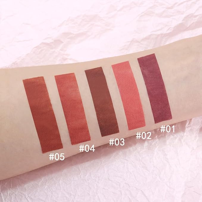 Liquid Matt Lipstick Lipliner Lip Crayons Pack Set,Velvet Makeup,Waterproof&Waterlasting,C
