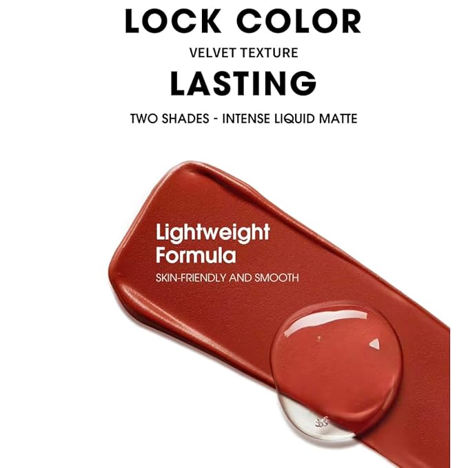 2-in-1 Matte Lip Gloss & Lipstick - Waterproof, Gloss