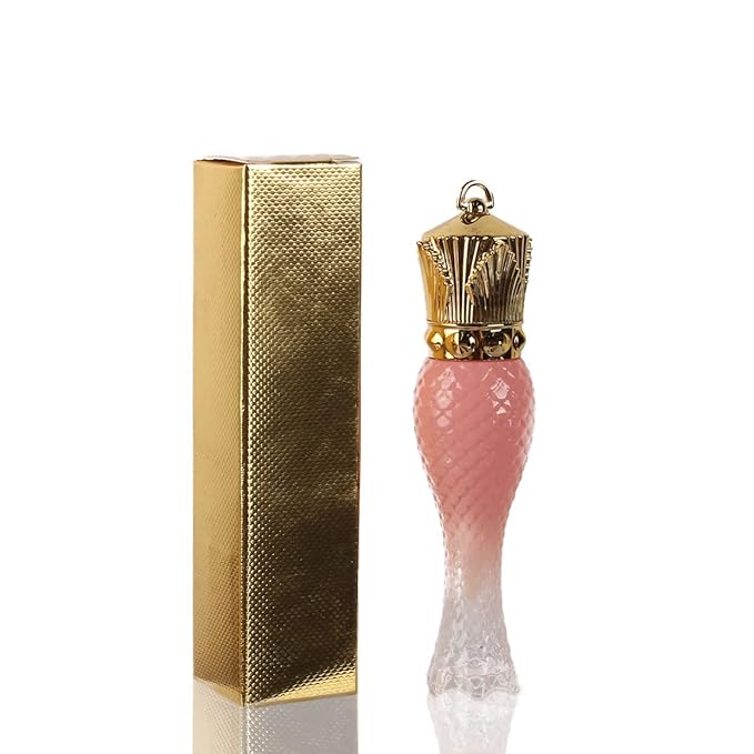 COSIDEA 50 PCS Gold Pink Lip Gloss Boxes W27 xW27 xH115mm /1.06 * 1.06 * 4.53 inch, Cosmetic Perfume/Mascara Box Packaging for Small Business Wholesale, small Kraft Paper Box