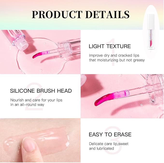 Long Lasting Color Changing Lip Gloss for Moisturized Long