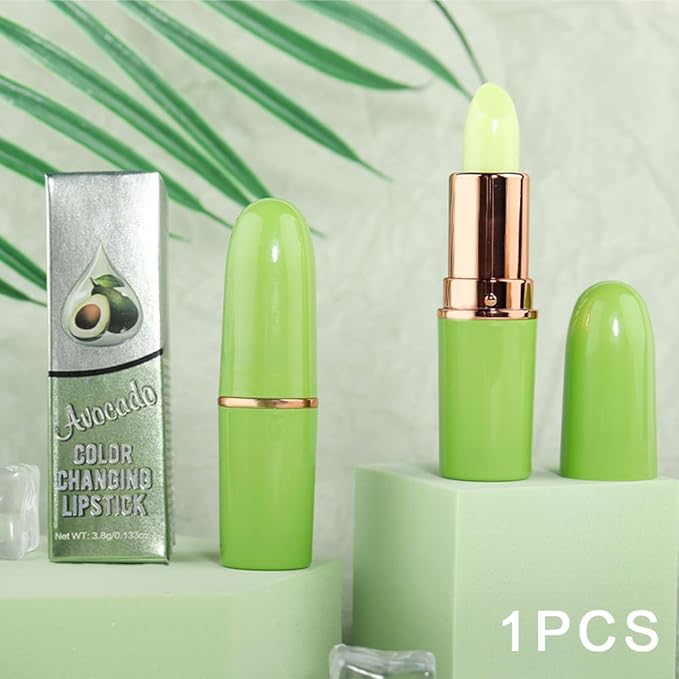 BINGBRUSH Avocado Color Changing Lipstick Queen,Moisturizer Long Lasting Lipstick